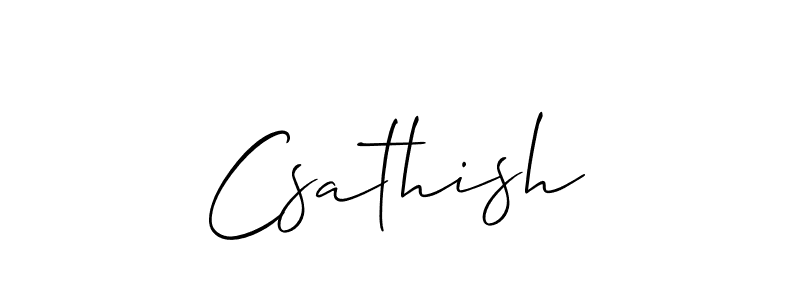 Also You can easily find your signature by using the search form. We will create Csathish name handwritten signature images for you free of cost using Allison_Script sign style. Csathish signature style 2 images and pictures png
