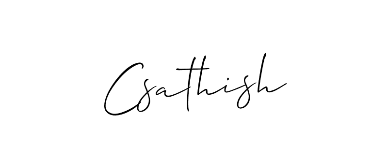 Also You can easily find your signature by using the search form. We will create Csathish name handwritten signature images for you free of cost using Allison_Script sign style. Csathish signature style 2 images and pictures png