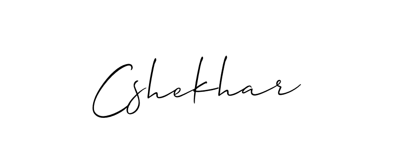 It looks lik you need a new signature style for name Cshekhar. Design unique handwritten (Allison_Script) signature with our free signature maker in just a few clicks. Cshekhar signature style 2 images and pictures png