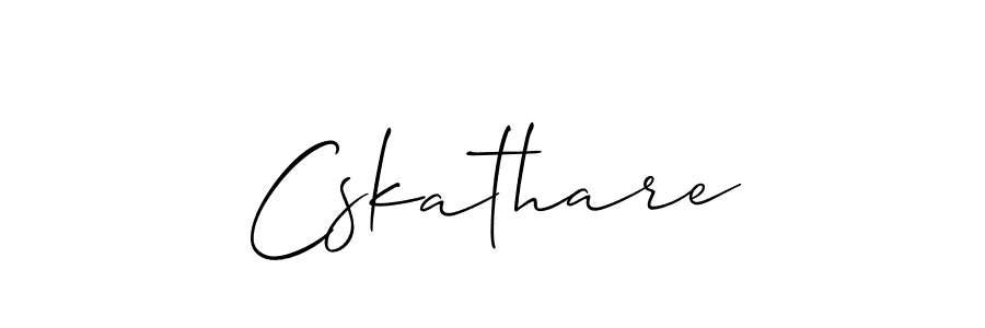 Check out images of Autograph of Cskathare name. Actor Cskathare Signature Style. Allison_Script is a professional sign style online. Cskathare signature style 2 images and pictures png