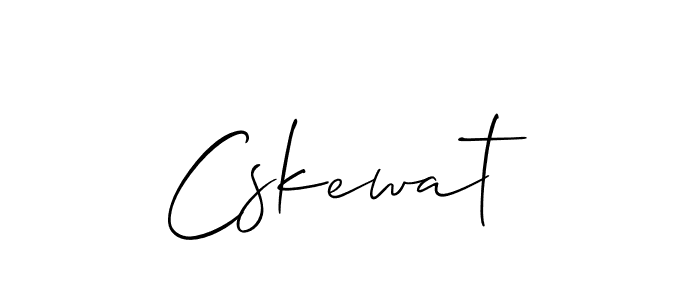 Check out images of Autograph of Cskewat name. Actor Cskewat Signature Style. Allison_Script is a professional sign style online. Cskewat signature style 2 images and pictures png