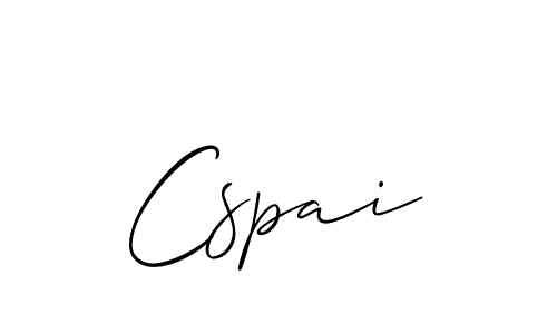 Also we have Cspai name is the best signature style. Create professional handwritten signature collection using Allison_Script autograph style. Cspai signature style 2 images and pictures png