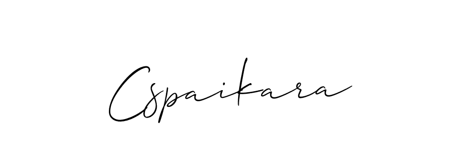 You can use this online signature creator to create a handwritten signature for the name Cspaikara. This is the best online autograph maker. Cspaikara signature style 2 images and pictures png