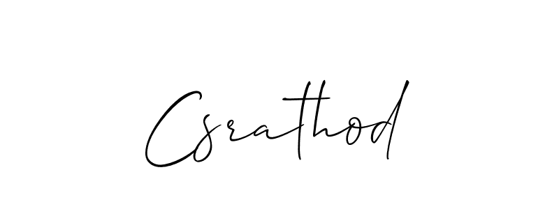 How to Draw Csrathod signature style? Allison_Script is a latest design signature styles for name Csrathod. Csrathod signature style 2 images and pictures png
