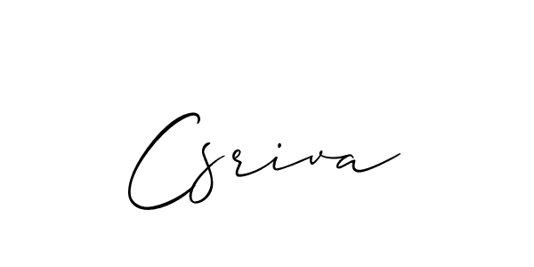 Best and Professional Signature Style for Csriva. Allison_Script Best Signature Style Collection. Csriva signature style 2 images and pictures png