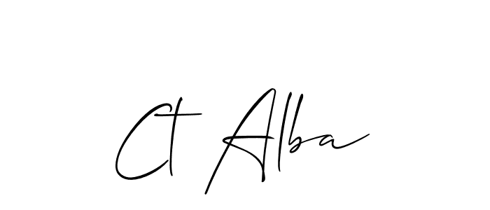 This is the best signature style for the Ct Alba name. Also you like these signature font (Allison_Script). Mix name signature. Ct Alba signature style 2 images and pictures png