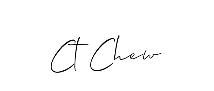 Make a short Ct Chew signature style. Manage your documents anywhere anytime using Allison_Script. Create and add eSignatures, submit forms, share and send files easily. Ct Chew signature style 2 images and pictures png