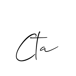 You can use this online signature creator to create a handwritten signature for the name Cta. This is the best online autograph maker. Cta signature style 2 images and pictures png