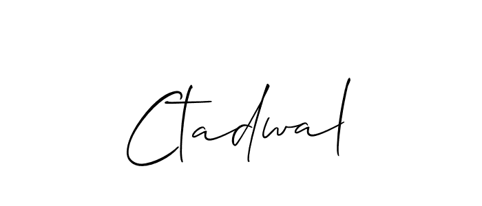 Ctadwal stylish signature style. Best Handwritten Sign (Allison_Script) for my name. Handwritten Signature Collection Ideas for my name Ctadwal. Ctadwal signature style 2 images and pictures png