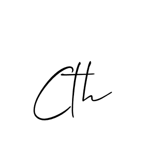 The best way (Allison_Script) to make a short signature is to pick only two or three words in your name. The name Cth include a total of six letters. For converting this name. Cth signature style 2 images and pictures png