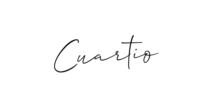 Cuartio stylish signature style. Best Handwritten Sign (Allison_Script) for my name. Handwritten Signature Collection Ideas for my name Cuartio. Cuartio signature style 2 images and pictures png