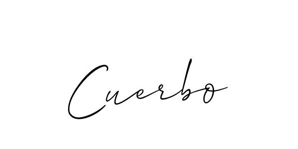 How to Draw Cuerbo signature style? Allison_Script is a latest design signature styles for name Cuerbo. Cuerbo signature style 2 images and pictures png