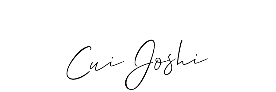 Check out images of Autograph of Cui Joshi name. Actor Cui Joshi Signature Style. Allison_Script is a professional sign style online. Cui Joshi signature style 2 images and pictures png