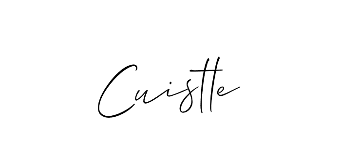 Use a signature maker to create a handwritten signature online. With this signature software, you can design (Allison_Script) your own signature for name Cuistle. Cuistle signature style 2 images and pictures png