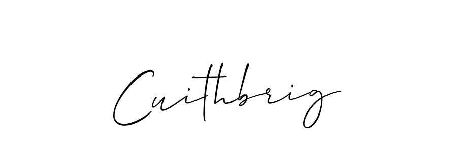 Also we have Cuithbrig name is the best signature style. Create professional handwritten signature collection using Allison_Script autograph style. Cuithbrig signature style 2 images and pictures png