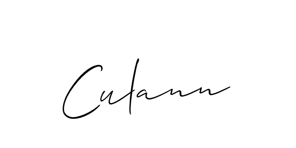 How to make Culann signature? Allison_Script is a professional autograph style. Create handwritten signature for Culann name. Culann signature style 2 images and pictures png