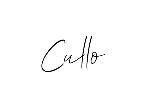 Also we have Cullo name is the best signature style. Create professional handwritten signature collection using Allison_Script autograph style. Cullo signature style 2 images and pictures png