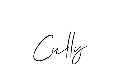 How to make Cully signature? Allison_Script is a professional autograph style. Create handwritten signature for Cully name. Cully signature style 2 images and pictures png