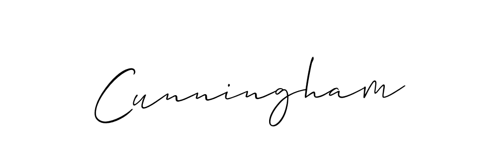 Also You can easily find your signature by using the search form. We will create Cunningham name handwritten signature images for you free of cost using Allison_Script sign style. Cunningham signature style 2 images and pictures png