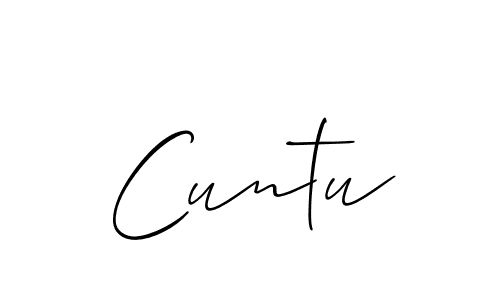 Once you've used our free online signature maker to create your best signature Allison_Script style, it's time to enjoy all of the benefits that Cuntu name signing documents. Cuntu signature style 2 images and pictures png