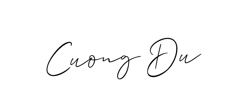 Best and Professional Signature Style for Cuong Du. Allison_Script Best Signature Style Collection. Cuong Du signature style 2 images and pictures png