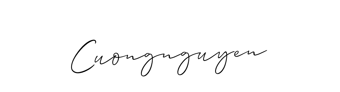 Similarly Allison_Script is the best handwritten signature design. Signature creator online .You can use it as an online autograph creator for name Cuongnguyen. Cuongnguyen signature style 2 images and pictures png
