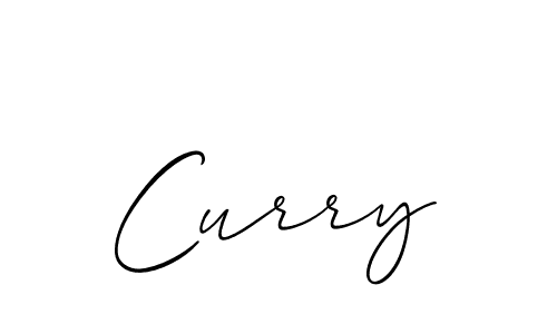 Make a beautiful signature design for name Curry. With this signature (Allison_Script) style, you can create a handwritten signature for free. Curry signature style 2 images and pictures png
