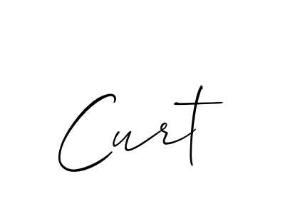 Make a beautiful signature design for name Curt. With this signature (Allison_Script) style, you can create a handwritten signature for free. Curt signature style 2 images and pictures png