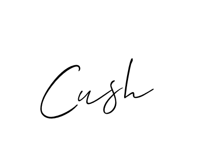 if you are searching for the best signature style for your name Cush. so please give up your signature search. here we have designed multiple signature styles  using Allison_Script. Cush signature style 2 images and pictures png