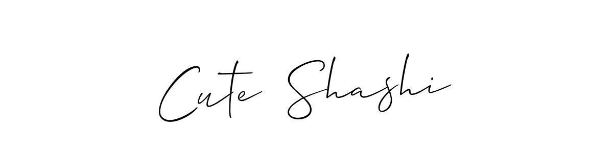 How to Draw Cute  Shashi signature style? Allison_Script is a latest design signature styles for name Cute  Shashi. Cute  Shashi signature style 2 images and pictures png