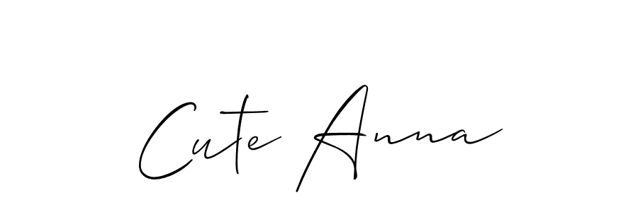 Make a short Cute Anna signature style. Manage your documents anywhere anytime using Allison_Script. Create and add eSignatures, submit forms, share and send files easily. Cute Anna signature style 2 images and pictures png
