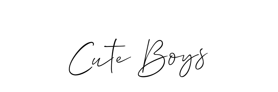 Also we have Cute Boys name is the best signature style. Create professional handwritten signature collection using Allison_Script autograph style. Cute Boys signature style 2 images and pictures png