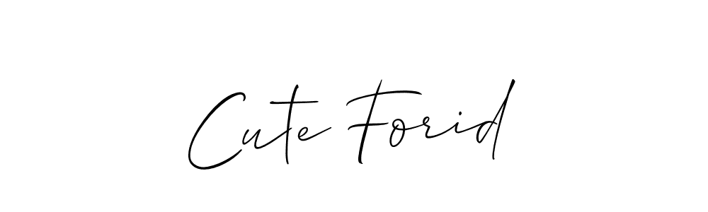 Best and Professional Signature Style for Cute Forid. Allison_Script Best Signature Style Collection. Cute Forid signature style 2 images and pictures png