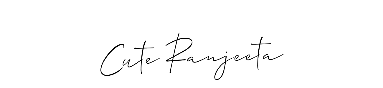 This is the best signature style for the Cute Ranjeeta name. Also you like these signature font (Allison_Script). Mix name signature. Cute Ranjeeta signature style 2 images and pictures png