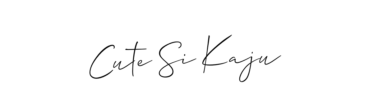 See photos of Cute Si Kaju official signature by Spectra . Check more albums & portfolios. Read reviews & check more about Allison_Script font. Cute Si Kaju signature style 2 images and pictures png