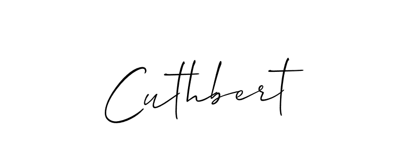 Cuthbert stylish signature style. Best Handwritten Sign (Allison_Script) for my name. Handwritten Signature Collection Ideas for my name Cuthbert. Cuthbert signature style 2 images and pictures png