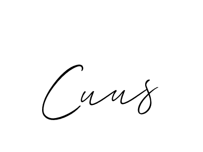 Check out images of Autograph of Cuus name. Actor Cuus Signature Style. Allison_Script is a professional sign style online. Cuus signature style 2 images and pictures png