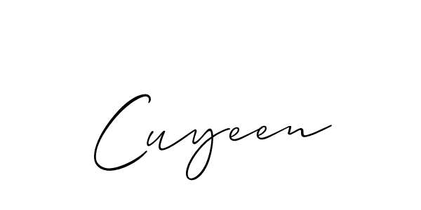 Once you've used our free online signature maker to create your best signature Allison_Script style, it's time to enjoy all of the benefits that Cuyeen name signing documents. Cuyeen signature style 2 images and pictures png