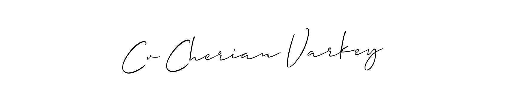 See photos of Cv Cherian Varkey official signature by Spectra . Check more albums & portfolios. Read reviews & check more about Allison_Script font. Cv Cherian Varkey signature style 2 images and pictures png