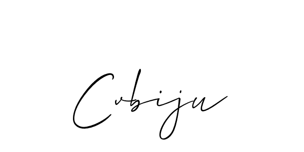 How to Draw Cvbiju signature style? Allison_Script is a latest design signature styles for name Cvbiju. Cvbiju signature style 2 images and pictures png