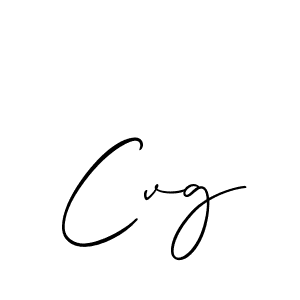 The best way (Allison_Script) to make a short signature is to pick only two or three words in your name. The name Cvg include a total of six letters. For converting this name. Cvg signature style 2 images and pictures png