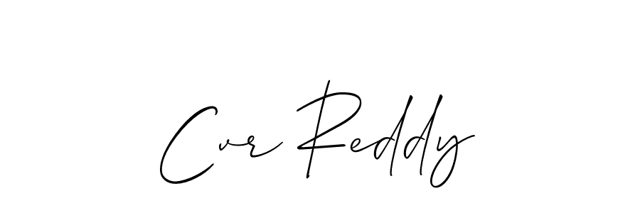 Design your own signature with our free online signature maker. With this signature software, you can create a handwritten (Allison_Script) signature for name Cvr Reddy. Cvr Reddy signature style 2 images and pictures png