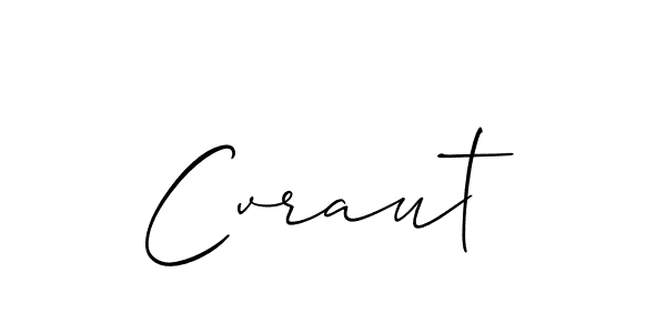 The best way (Allison_Script) to make a short signature is to pick only two or three words in your name. The name Cvraut include a total of six letters. For converting this name. Cvraut signature style 2 images and pictures png