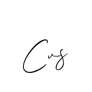 Make a beautiful signature design for name Cvs. With this signature (Allison_Script) style, you can create a handwritten signature for free. Cvs signature style 2 images and pictures png