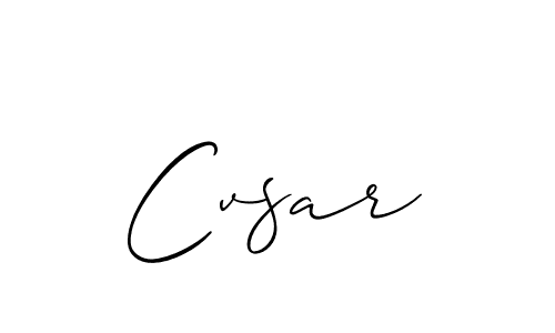 Best and Professional Signature Style for Cvsar. Allison_Script Best Signature Style Collection. Cvsar signature style 2 images and pictures png