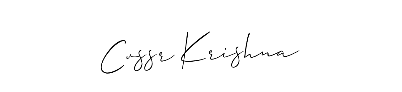 The best way (Allison_Script) to make a short signature is to pick only two or three words in your name. The name Cvssr Krishna include a total of six letters. For converting this name. Cvssr Krishna signature style 2 images and pictures png