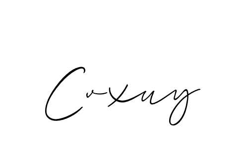 Also You can easily find your signature by using the search form. We will create Cvxuy name handwritten signature images for you free of cost using Allison_Script sign style. Cvxuy signature style 2 images and pictures png