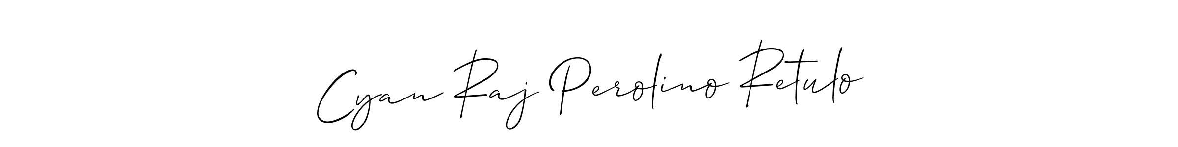 See photos of Cyan Raj Perolino Retulo official signature by Spectra . Check more albums & portfolios. Read reviews & check more about Allison_Script font. Cyan Raj Perolino Retulo signature style 2 images and pictures png