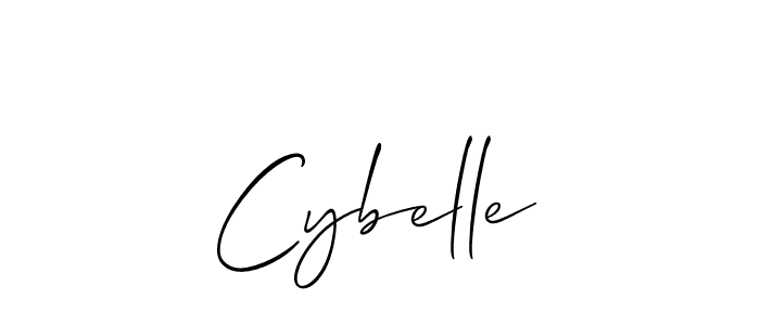 Create a beautiful signature design for name Cybelle. With this signature (Allison_Script) fonts, you can make a handwritten signature for free. Cybelle signature style 2 images and pictures png