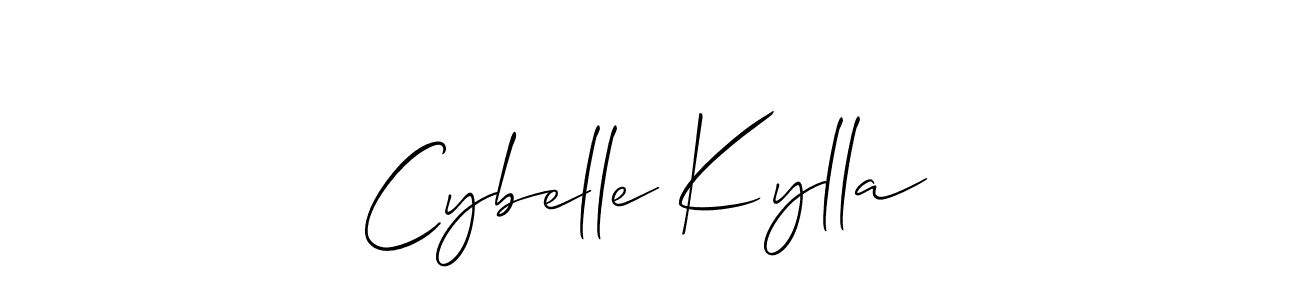 Best and Professional Signature Style for Cybelle Kylla. Allison_Script Best Signature Style Collection. Cybelle Kylla signature style 2 images and pictures png